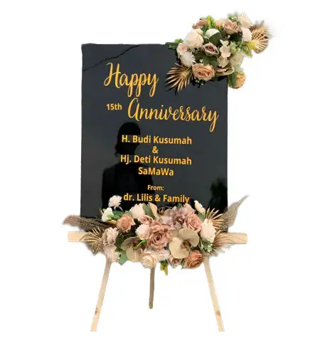 Papan Bunga Akrilik Poris Plawad Indah