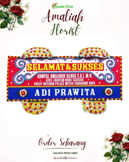 Papan Bunga Ucapan Selamat Poris Plawad Indah