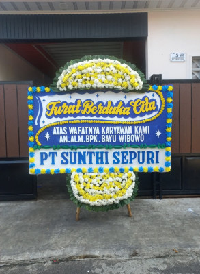 Papan Bunga Duka di Poris Plawad Indah
